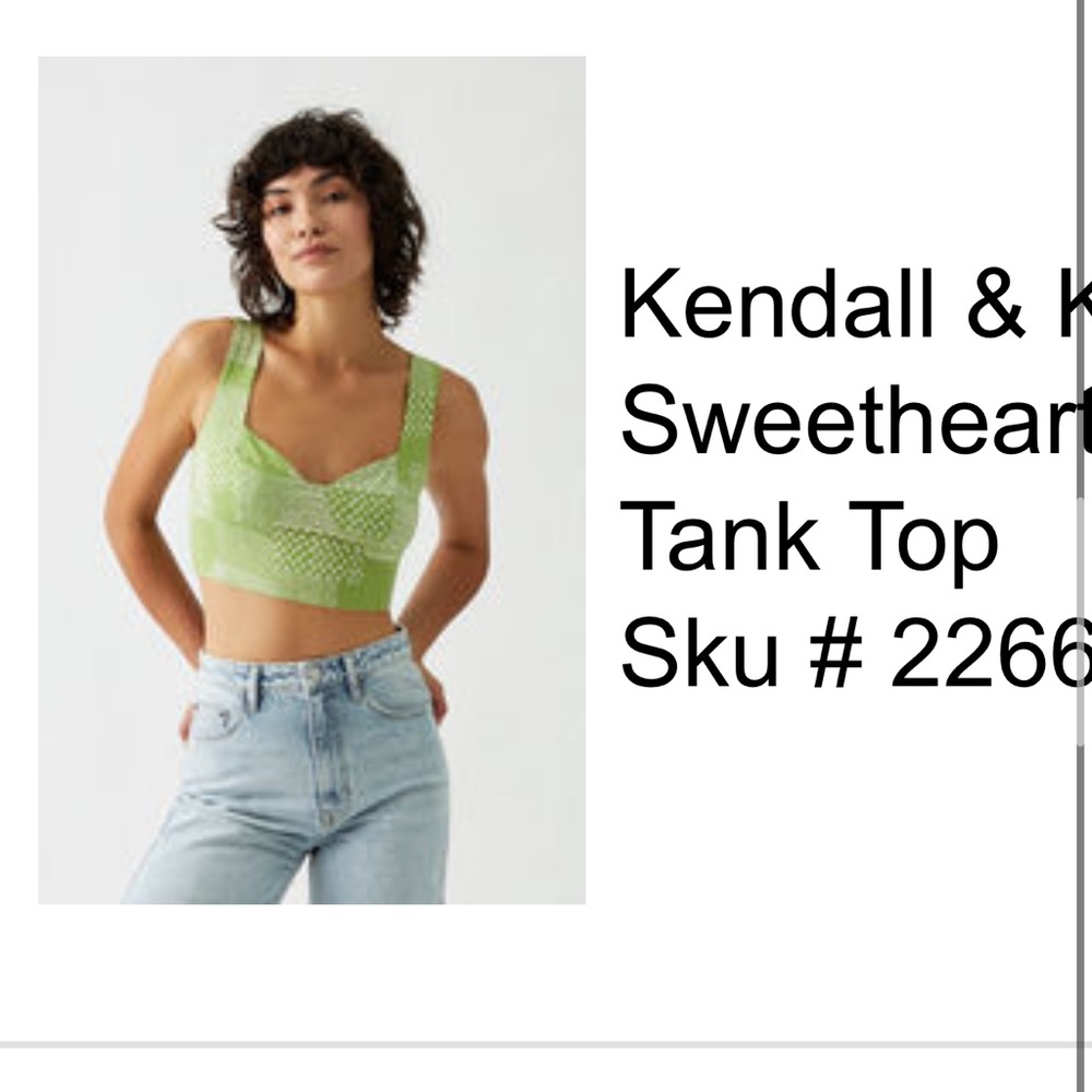 Kendall and Kylie bustier tank top NEVER WORN